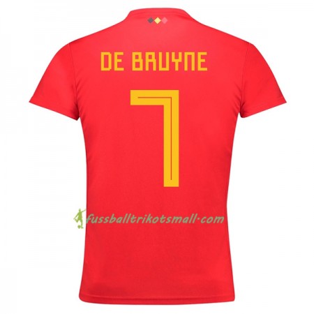 Fußballtrikots Belgien De Bruyne 7 WM 2018 Heimtrikotsatz kaufen